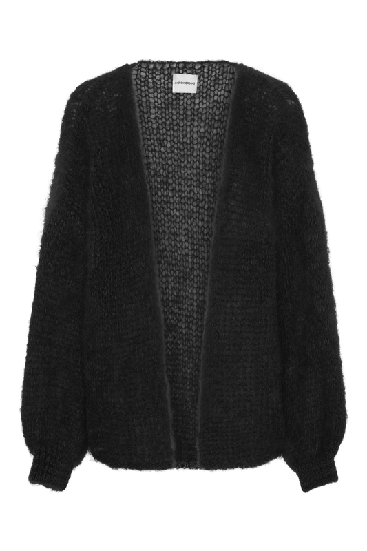 Olivia Mohair Cardigan Without Lurex Black