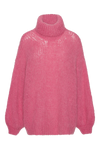Pepper Roll Neck Alpaca Pullover Pink