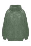Pepper Roll Neck Alpaca Pullover Dusty Green