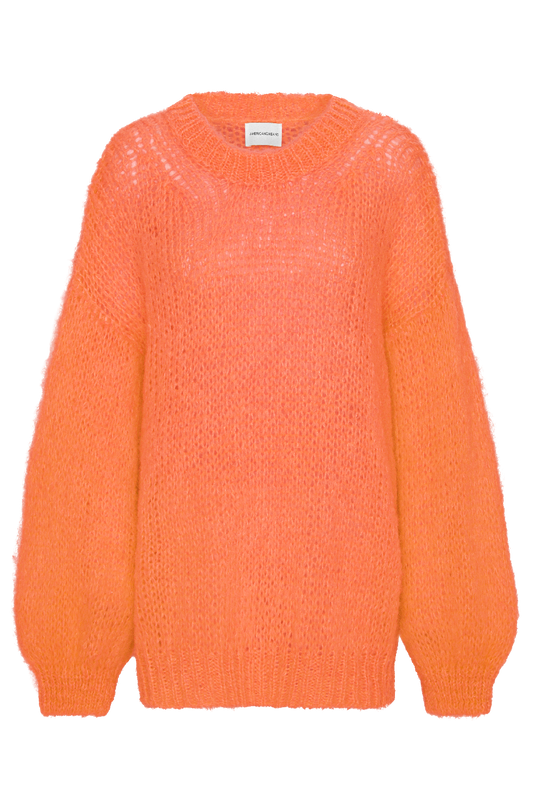 Pepper Round Neck Pullover Burnt Orange