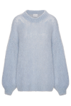 Pepper Round Neck Pullover Light Blue