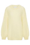 Pepper Round Neck Pullover Light Yellow