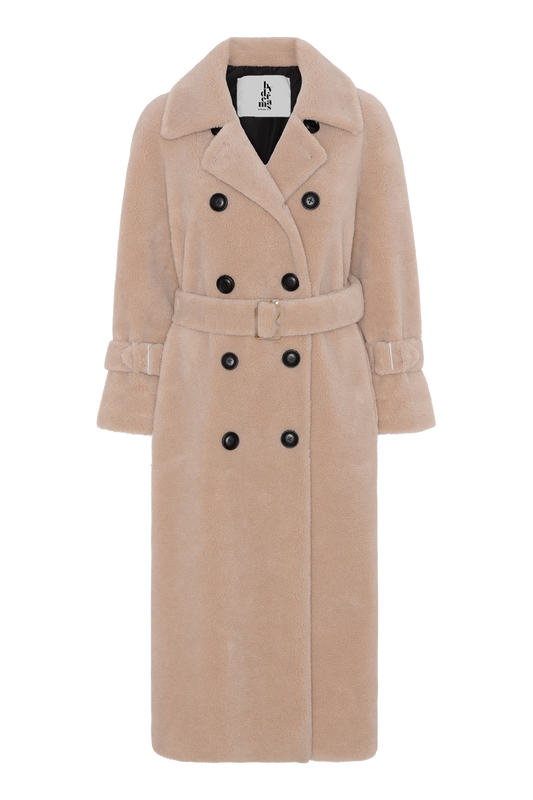 Raphaelle Coat Long Beige