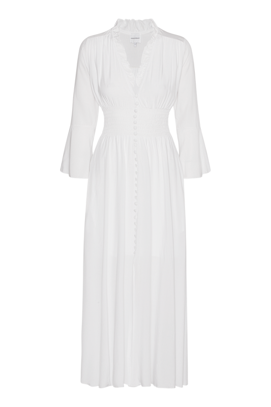 Sally Long Dress White