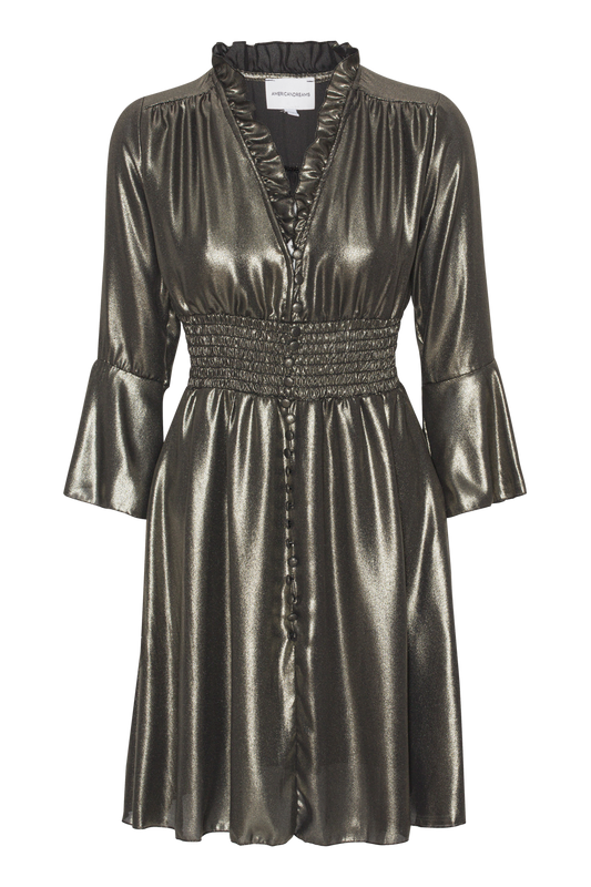 Sally Short Shimmer Dress Black
