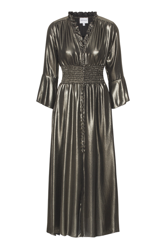Sally Long Shimmer Dress Black
