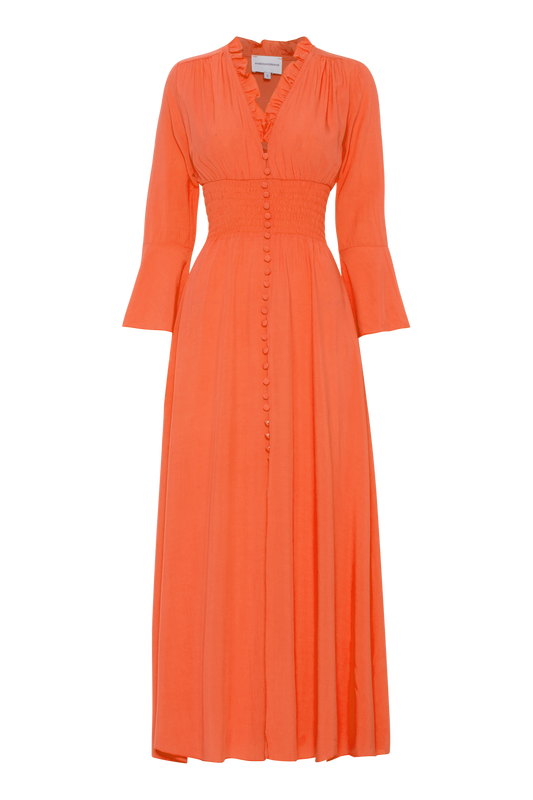 Sally Long Dress Burnt Orange