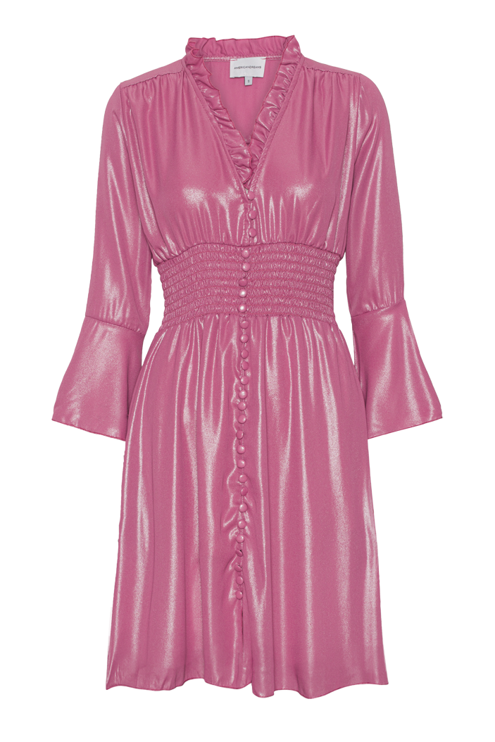 Sally Short Shimmer Dress Pink