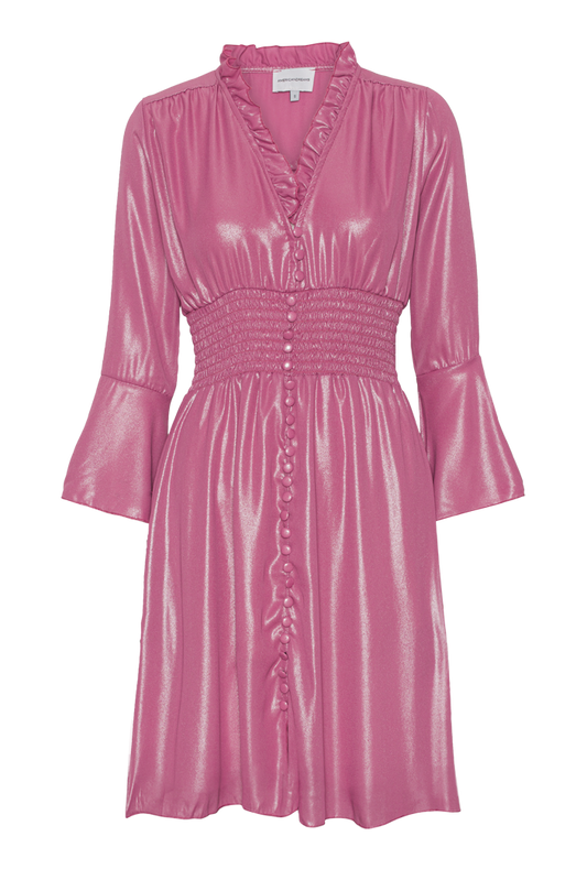Sally Short Shimmer Dress Pink