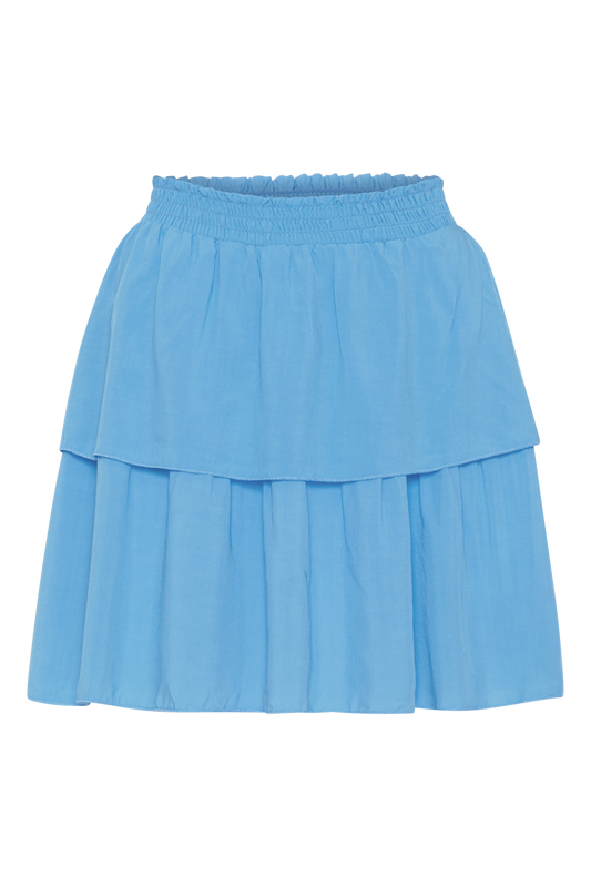 Sally Short Skirt Solid Light Blue