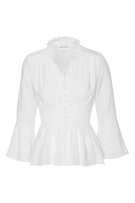 Sally Top Solid White