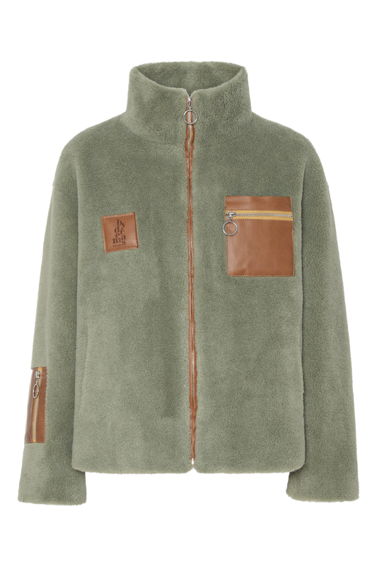 Sanne Wool Jacket Short Green - Sample