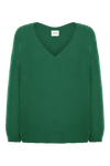Silja V Neck Knit Jade Green