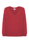 Silja V Neck Knit Cerise