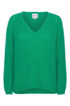 Silja V Neck Knit Emerald Green