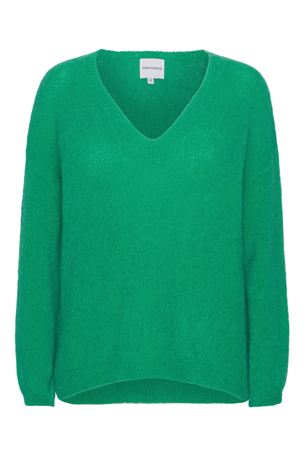 Silja V Neck Knit Emerald Green