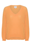 Silja V Neck Knit Light Orange