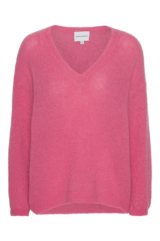 Silja V Neck Knit Pink