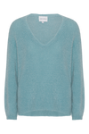 Silja V Neck Knit Turquoise