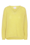 Silja V Neck Knit Light Yellow