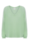 Silja V Neck Knit Mint Green