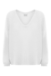 Silja V Neck Knit White