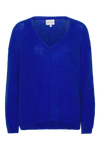 Silja V Neck Knit Electric Blue