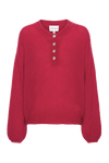 Zelma Pullover Lipstick Red