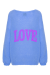 Silja Back Letters Sky Blue W/ Purple Letters (LOVE)