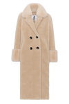 Fiona Long Wool Coat Beige