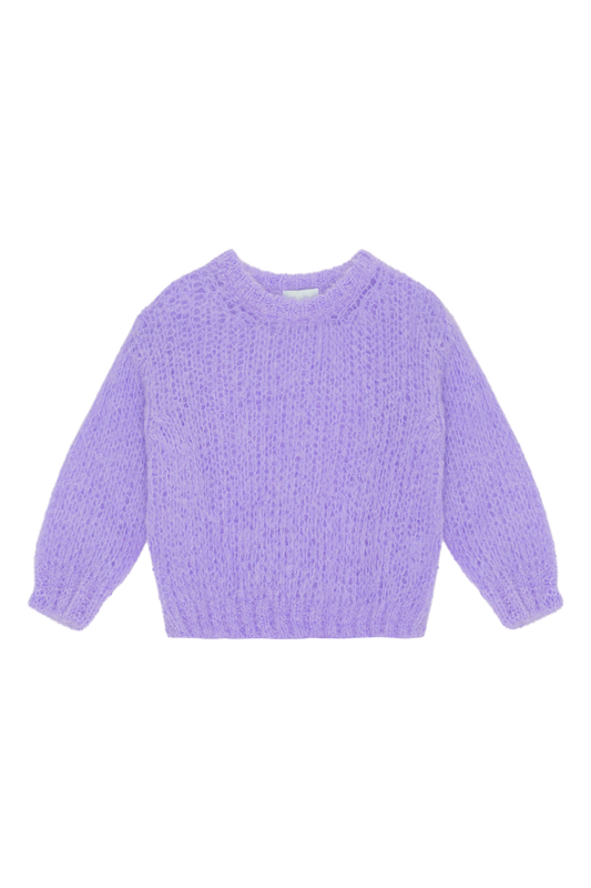 Leonnie Alpaca Pullover Kids Lilac - Sample