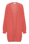 Lee Midi Cardigan Coral Red