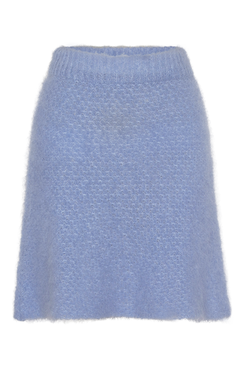 Adrienne Knit Skirt Short Light Blue - Sample
