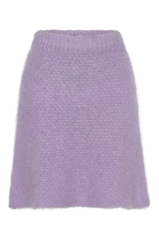 Adrienne Knit Skirt Short Lilac - Sample