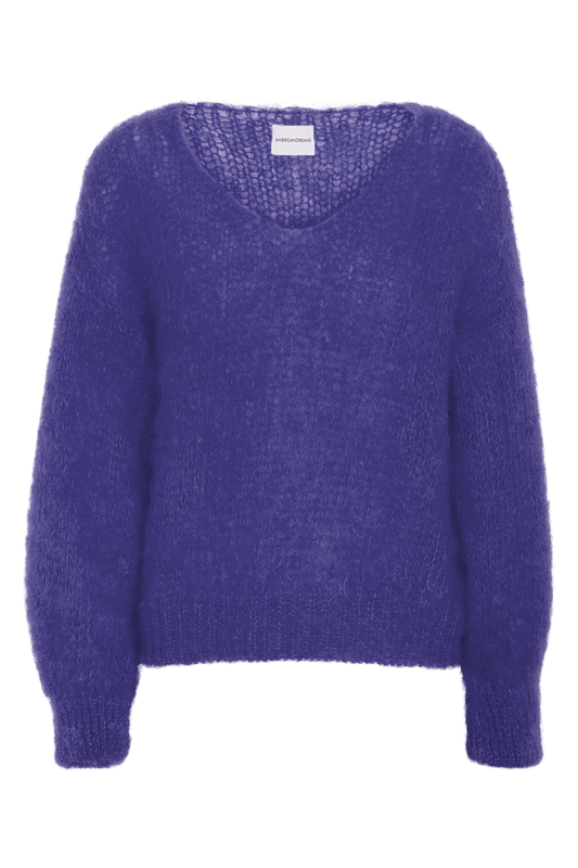 Milana LS Mohair Knit Violet