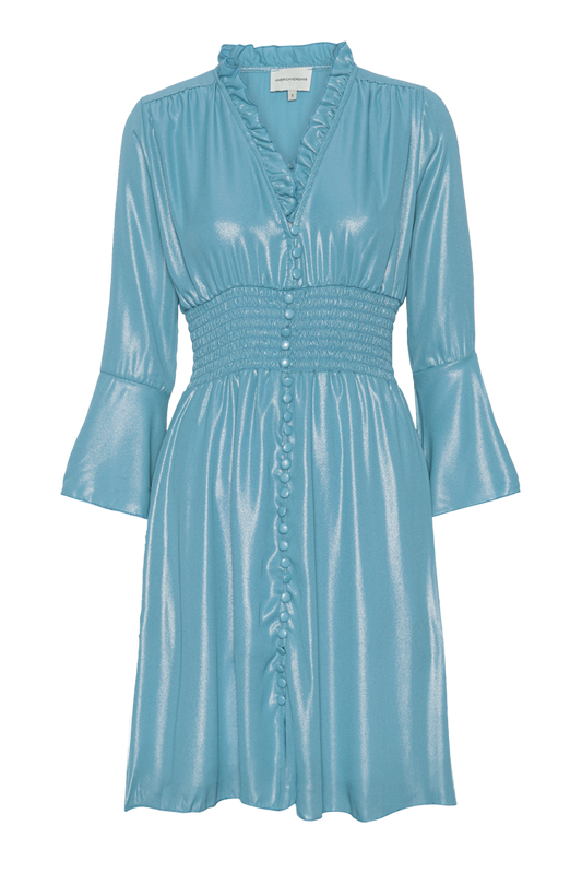 Sally Short Shimmer Dress Blue